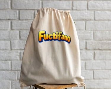 Fuctifano Drawstring Bag with Logo