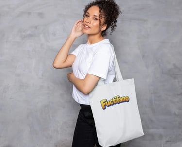 FuctifanoShopper Tote Bag with Logo
