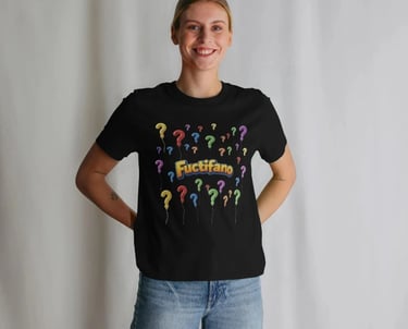 Fuctifano Women's V-Neck T-shirt