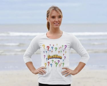 Fuctifano Women's 3/4 Sleeve T-shirt