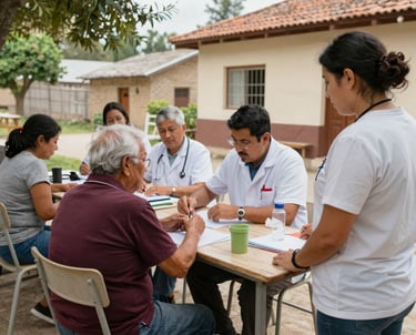 Group of adults attentively participating in a hands-on vocational training session.