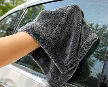 microfiber twisted loop drying towel