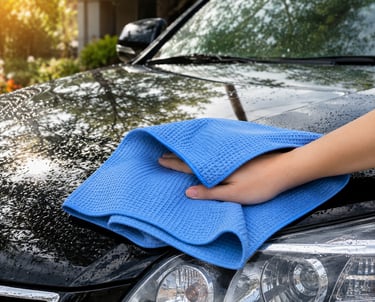 microfiber waffle weave car drying towel