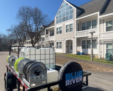 Professional Pressure Washing in Kennebunk, ME for coastal and historic homes with siding cleaning