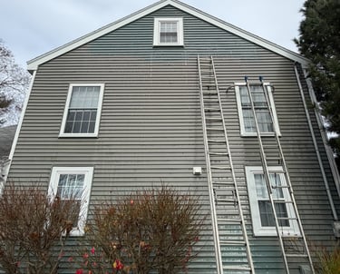 Professional Pressure Washing in Rollinsford, NH for residential homes with siding and driveway clea