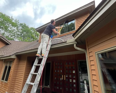 Superior Pressure Washing in Cumberland County, ME for residential homes with siding and driveway cl
