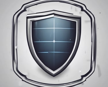 A laptop screen showing active antivirus software scanning for threats.