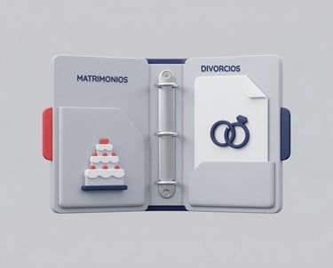 Tramites de Matrimonios y Divorcios en USA