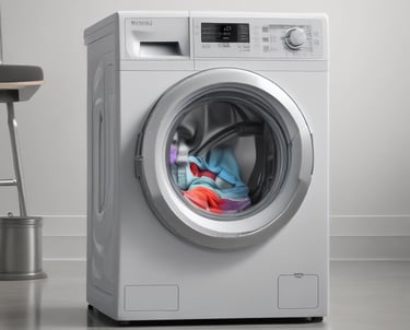 A friendly customer filling out a laundry pickup form on a smartphone.