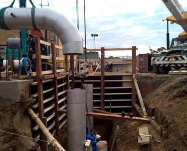 Moe Inlet works inground connection