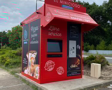 Distributeur automatique de pizza El Delicioso Morcenx, Bias, Rion des Landes