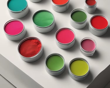 A sleek, minimalistic graphic showing interconnected molecular structures with subtle lab-inspired lines.