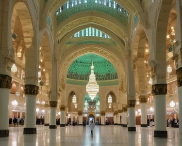 A traveler checking a detailed itinerary map with a backpack beside them.