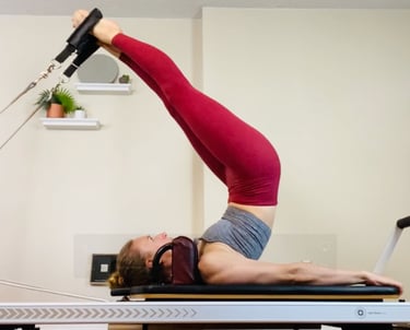 about me, my pilates journey, customized pilates lessons offered virtually