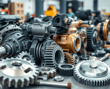 Peças de motor usadas e revisadas, incluindo engrenagens, turbinas e componentes de alta qualidade, Brasil Peças Usadas.