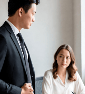 Potential violence in the workplace situation. 