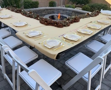 table and chair rental Las Vegas