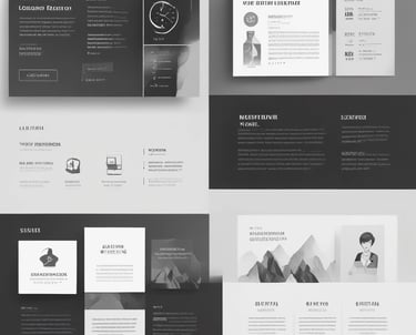 Dark-themed abstract visualization of data points connecting in a network.