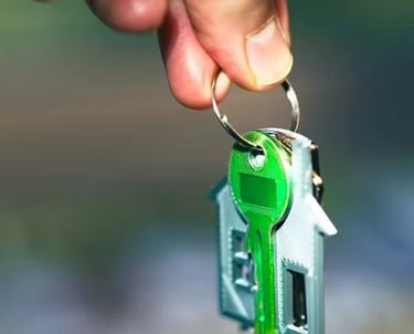 Handing over the key to a new property in Cyprus