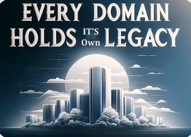 image logo every domain holds it's own legacy.