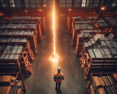 Group of employees attentively participating in a fire safety training session with a professional instructor.