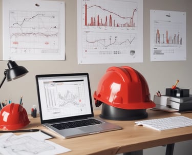 Group of employees attentively participating in a fire safety training session with a professional instructor.