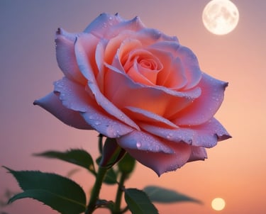 A serene elderly person practicing gentle yoga outdoors in a lush garden.