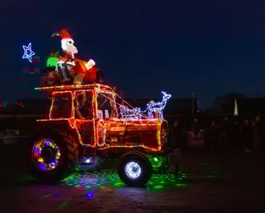 Suffolk Tractor Light Parade 2025 - Reason Marketing Marketing Consultant