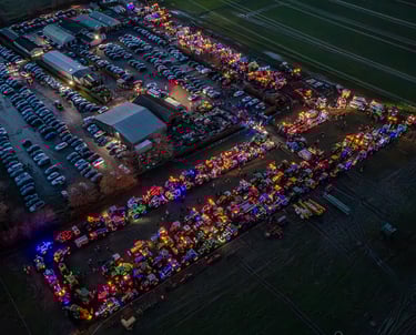 Suffolk Tractor Light Parade - Reason Marketing Marketing Consultant