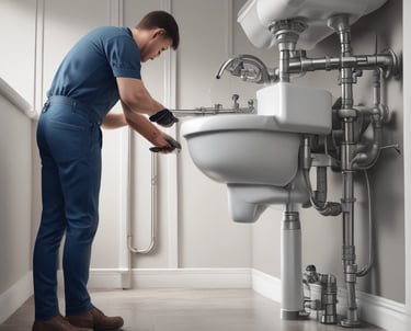 Craftsman installing drywall panels in a bright room under renovation.