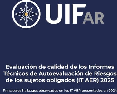 IT AER autoevaluación UIF 2026 sujetos obligados