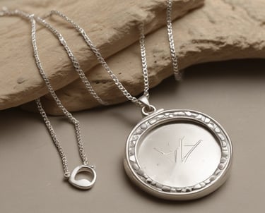 Close-up image of a skilled artisan crafting a delicate gold necklace by hand.