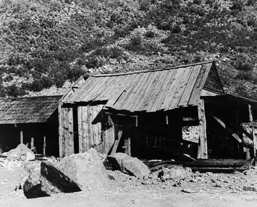 The mill that gave Mill Creek Canyon its name (Pic Cir 1895)