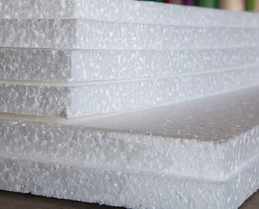 Placas de isopor para enchimento de piso e regularização