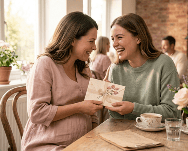 Izvirno darilo za nosečo prijateljico - Pisma iz srca za Baby Shower