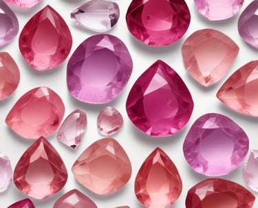 Close-up of sparkling aurvyx quartz crystals with a soft natural light background