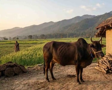 organic cow dung cakes