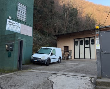 Cancello di ingresso per il nostro magazzino