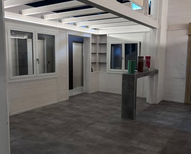 Travi in legno moderne spazzolate