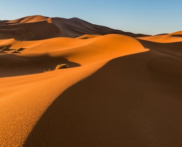 Erg Chebbi sand dunes in Merzouga during a 3 days Sahara desert tour