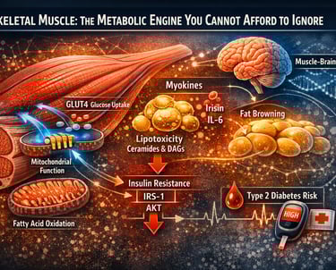 “Stubborn Belly Fat May Signal Muscle Lipotoxicity and Early Insulin Resistance”