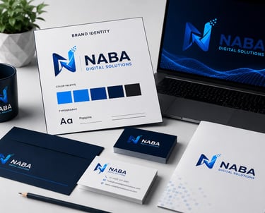 Professional brand identity design services for businesses