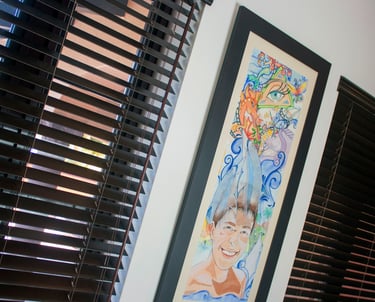 wood horizontal shade from vertilux