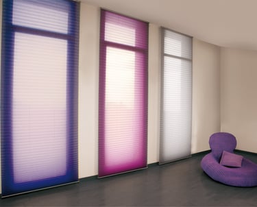cellular shades from vertiluc fabric
