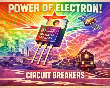 TELLE science fiction noir character propaganda poster