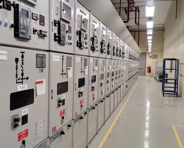Commercial electrical switchgear and power distribution equipment