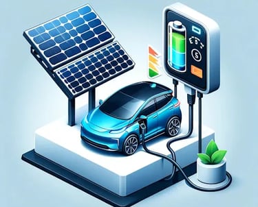 Borne de recharge solaire