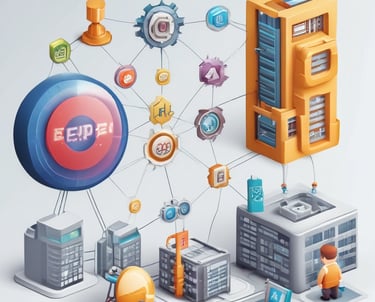 A professional technician installing a modern CCTV camera system in an office environment.