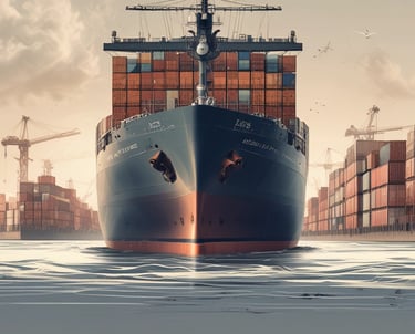 A world map highlighting kite international’s nine global branches with connecting shipping routes.