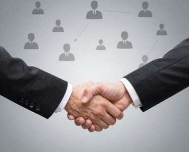 VK LED industrial floodlight illuminating a warehouse for energy savings and lower costs.